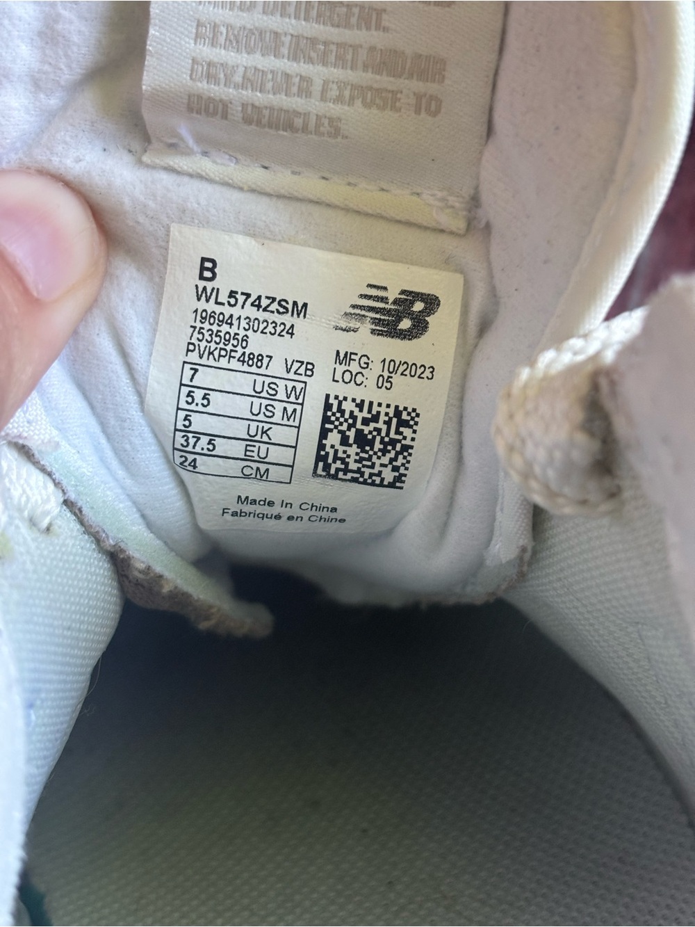 Womens New Balance 574+ - Driftwood. Size 7 Sneaker Trainers Platform shoes - Picture 6 of 7